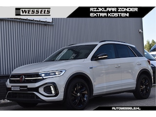 Volkswagen T-Roc 1.5 TSI R-Line Black Style LED grill, Ascot grijs, Adaptive cruise, Ergo active + Massage, IQ Light, Afn. trekhaak,  Camera