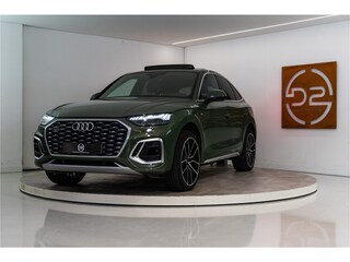 Audi Q5 55 TFSI e S Line 367PK | District Green | Pano | Virtual | 21'' | SQ5 Sierstukken | 12 MND Garantie