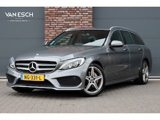 Mercedes-Benz C-klasse Estate 180 AMG Sport Edition | Dealer onderhouden | Zonnerollo's | Navigatie | Stoelverwarming | Leder | Cruise Control |