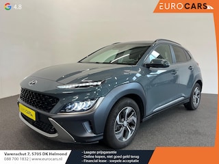 Hyundai Kona 1.6 GDI HEV Sky Bluelink Navigatie Apple Carplay Android Auto Camera Parkeerhulp Adaptive Cruise Control Dodehoekassistent Stoel- en stuurverwarming Full Led Climate Control Lichtmetalen velgen