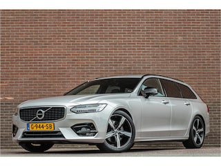 Volvo V90 T4 R-Design, Origineel NL, Stoelkoeling, Polestar, Nappaleder, BLIS, Trekhaak, DAB+, Massage, Keyless.
