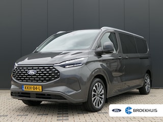 Ford Tourneo 340 2.5 PHEV L2H1 Titanium X Luxury | Panoramadak | Leder | 360 Camera | Trekhaak | Stoelverwarming | Keyless | 8-Persoons | Adaptive LED