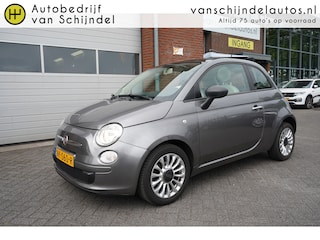 Fiat 500 1.2 LOUNGE LUXE KEURIGE NETTE STAAT PANORAMADAK AIRCO BLUETOOTH LMV ELECTR.RAMEN-SPIEGELS