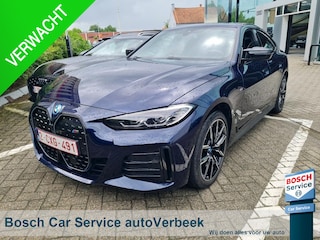 BMW i4 M50 High Executive 84 kWh | Pano | Memory stoel | Leder | M Stoelen | Comfort Access | Carbon Fibre int. | Tansanit Blau | 19" Y-spaak 859M wielen | Alarm kl.3