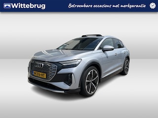 Audi Q4 40 Launch edition S -Line 77 kWh / SOH 93 %/ AUTOMAAT/ PANO/ TREKHAAK/ LEER/ SONOS/ PARK.SENSOR.V+A/ 360 CAMERA/ SMARTPHONE INTERFACE/ STOELVERWARM./ MEMORY SEAT/ ACC/ ELEK.ACHTERKLEP/ KEYLESS