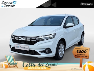 Dacia Sandero 100PK TCe ECO-G Expression | Airco | Apple CarPlay/Android Auto | Parkeersensoren | Armsteun | Cruise Control | Licht & Regen Sensor | LED Koplampen |