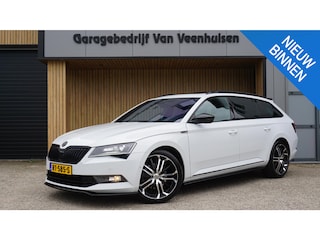 Skoda Superb Combi 1.8 TSI 180pk Sportline Business dsg Pano Elek.trekhaak Keyless Canton Stoelverw *NL auto* Maxton DAB 19 inch LM Cruise Standkachel *198201km*