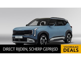 Kia Seltos 1.6 T-GDi Demo Edition Automaat | Leder | Stoelverwarming en Verkoeling | Elektr. Stoel met geheugen | 360 Camera | Voorraad