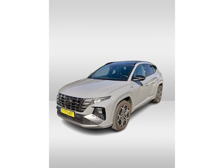 Hyundai Tucson 1.6 T-GDI HEV Premium Sky N-Line / Trekhaak / Panoramadak / 360Camera / 19'' / Leder&Alcanatara / CarPlay / Stoel+Stuurverwarming / DAB / ACC