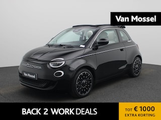 Fiat 500 La Prima By Bocelli 42 kWh | Cruise Control | Achteruitrijcamera | Stoelverwarming | Climate Control | Lederen bekleding | Keyless | Apple Carplay/Android Auto |