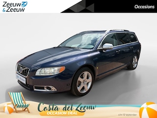 Volvo V70 2.5T Summum | Zeer nette auto | Zeer compleet | BLIS | Trekhaak | Volledige winterwielenset | Lederen bekleding | Volledige onderhoudshistorie |