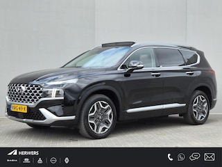 Hyundai Santa Fe 1.6 T-GDI PHEV 5p Premium Sky 4WD / SOH 100% / Dealer onderhouden / Glazen schuif- en kanteldak / Head Up Display / Trekgewicht 1350 kg / Elektrische achterklep / Stuur- Stoel & Achterbank verwarming / Rondomzicht camera / Stoelventilatie /