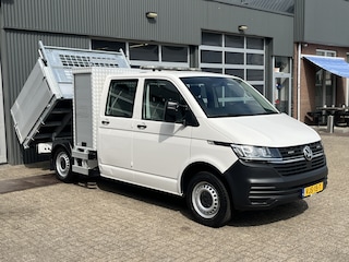 Volkswagen Transporter 2.0 TDI L2H1 DC 30 Dubbele cabine open laadbak Airco Cruise controle trekhaak 2500kg trekgewicht Telefoonverbinding