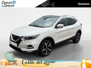 Nissan Qashqai 1.2 Tekna + | Zeer compleet | Panoramadak | 360 graden camera | Lederen bekleding | BOSE audio | 12 maanden BOVAG garantie |