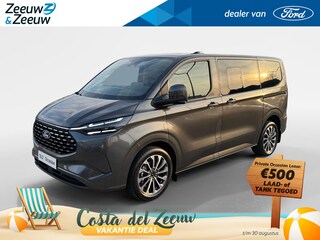 Ford Tourneo Custom 340 2.5 PHEV L1H1 Titanium X 8 persoons | Automaat | B&O Audio | Lederen bekleding | Achterklep | Matrix koplampen | Navigatie