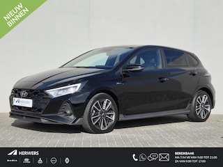 Hyundai i20 1.0 T-GDI N-line / Navigatie via Apple Carplay of Android Auto / Stuur- & Stoel verwarming / Achteruitrijcamera / Cruise control / Parkeersensoren achter / Climate control / Trekgewicht 1110 kg /