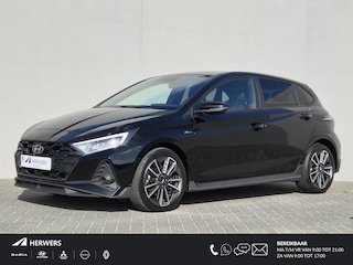 Hyundai i20 1.0 T-GDI N-line / Navigatie via Apple Carplay of Android Auto / Stuur- & Stoel verwarming / Achteruitrijcamera / Cruise control / Parkeersensoren achter / Climate control / Trekgewicht 1110 kg /