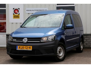 Volkswagen Caddy 1.4 TGI Trendline 5 Persoons Automaat*Perfect VW Onderh.*Trekhaak/2x zijschuifdeur/Leder/Stoelverw./Climate-Control/Parkeersens.V+A*