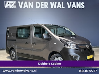 Opel Vivaro 1.6 CDTI 122pk L1H1 Dubbele Cabine Euro6 Airco | 6-Zits | LED | Cruisecontrol | Trekhaak