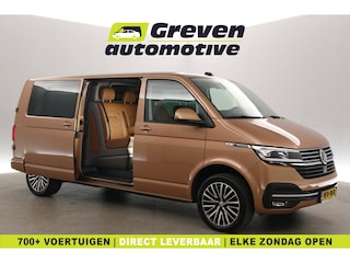 Volkswagen Transporter 2.0 TDI L2H1 Bulli 200PK | Dubbele Cabine | Automaat | Airco | Camera | Virtual | Cruise | Leder | Trekhaak | Carplay | 2xSchuifdeur