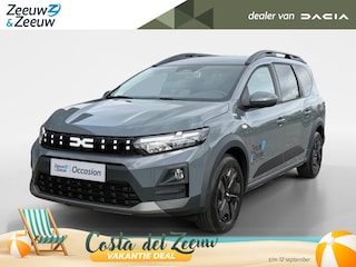 Dacia Jogger 155PK Hybrid Expression 7p. Automaat | DEMO | 7 Zitplaatsen | Camera | Parkeersensoren | Apple CarPlay/Android Auto | Cruise Control | Climate Control | Digital Cockpit | Armsteun | Licht & Regen Sensor |