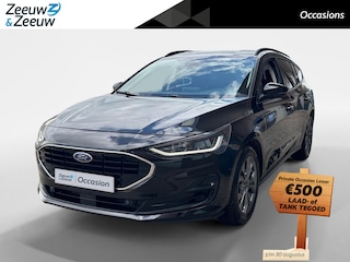 Ford Focus Wagon 1.0 EcoBoost Hybrid Titanium | Trekhaak | Stoel, stuur en voorruitverwarming | Cruise | Climate