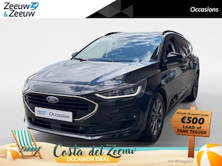 Ford Focus Wagon 1.0 EcoBoost Hybrid Titanium | Trekhaak | Stoel, stuur en voorruitverwarming | Cruise | Climate