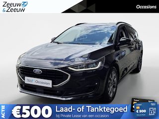 Ford Focus Wagon 1.0 EcoBoost Hybrid Titanium | Trekhaak | Stoel, stuur en voorruitverwarming | Cruise | Climate