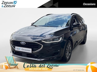 Ford Focus Wagon 1.0 EcoBoost Hybrid Titanium | Trekhaak | Stoel, stuur en voorruitverwarming | Cruise | Climate