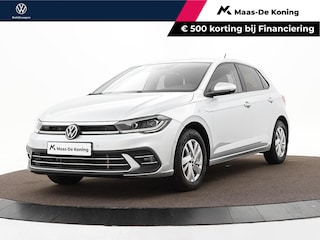 Volkswagen Polo 1.0 TSI 110pk DSG Style · Apple/Android Car Play · Matrix LED · Navigatie · Stoelverwarming · P-Sensoren · 15'' Inch ·