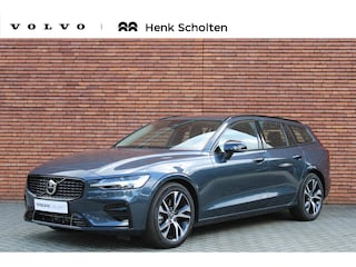 Volvo V60 B4 Plus Dark | Trekhaak | Adaptieve Cruise Control met stuurhulp | Parkeer camera | BLIS dodehoekdetectie | Google Services | Verwarmbare voor- en achterstoelen | Stuurwielverwarming | 18" lichtmetalen velgen |
