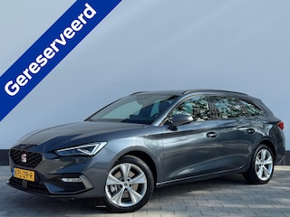 Seat Leon Sportstourer 1.5 TSI e-Hybrid 204pk FR Business | Trekhaak | Stoel- en stuurwiel verwarming | Adapt. Cruise | Camera | 1/2 leer | Fabrieksgarantie t/m 05-2029 |