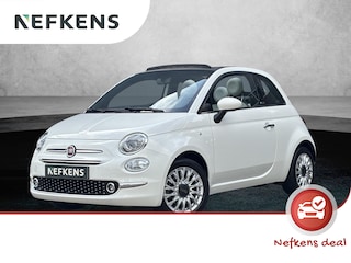 Fiat 500 1.0 Hybrid Star | 1ste eigenaar | LEER/Stof | Parkeersensoren | AppleCarPlay/Android | Airco | CABRIO