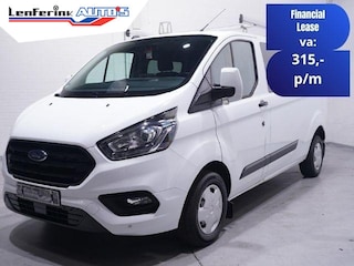 Ford Transit Custom 2.0 TDCI 130 pk L2 Dubbel Cabine 5-Zits Navi Camera, Apple Carplay, Cruise Control, PDC V+A