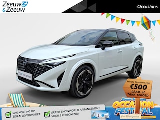 Nissan Qashqai 1.5 e-Power N-Design | Elektrisch verstelbare stoel met geheugenfunctie | Elektrsiche achterklep | Verwaarmde voorruit, stoelen en stuur | Pano dak |