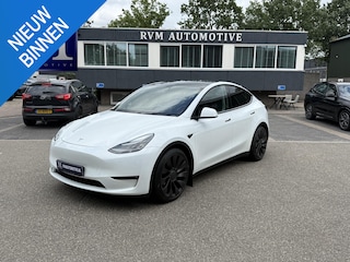 Tesla Model Y Performance AWD 75 kWh 21 INCH TURBINE VELGEN | TESLA GARANTIE T/M 01-2028 OF 80.000 KM | ACCU & AANDRIJFLIJN GARANTIE T/M 01-2032 OF 192.000 KM | ALL IN RIJKLAAR PRIJS |