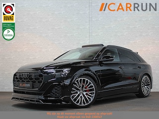 Audi Q8 60e 490pk Full Options! #RS-Stoelen | 4WS | OLED | Laser-LED | Carbon | Massage | Ventilatie | Valcona Leder+ Pakket | B&O Sound | 23'' | Alcantara hemel | Head-Up | Soft-Close | Panodak | 2x Memory | Trekhaak | Keyless-Entry | Luchtvering | Nw.Pr. 155.000,= | Fabrieksgarantie | Direct rijden.