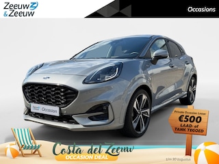 Ford Puma 1.0 EcoBoost Hybrid ST-Line X | Automaat | Trekhaak | Parkeersensoren voor en achter | Achteruitrijcamera | Adapt. Cruise control | BLIS | B&O | Draadloos opladen mobiel | 19" lichtmetalen velgen | Navigatie | Apple carplay & Android auto | Bovag garantie |