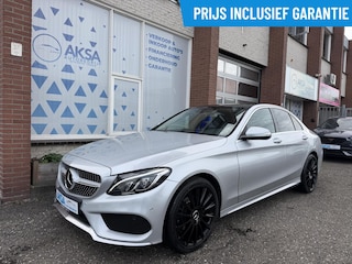 Mercedes-Benz C-klasse 200 Prestige Pano Camera Garantie Leder Blindspot Luchtvering