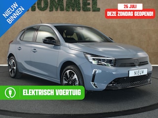 Opel Corsa Electric Long Range GS 51 kWh NIEUWE AUTO- DIRECT UIT VOORRAAD LEVERBAAR - 3 FASE - BEIDE STOELEN IN HOOGTE VERSTELBAAR - CLIMATE CONTROLE - VOORSTOELEN VERWARMD - GOODYEAR VECTOR 4 SEIZOENENBANDEN - CAMERA - APPLE CARPLAY/ ANDROID AUTO - 4 X ELEKTRISCHE RAMEN - PARKEERSENSOREN VOOR/ ACHTER - STUUR VERWARMD