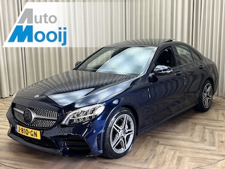 Mercedes-Benz C-klasse 180 *AMG* Panoramadak / Leder / Camera / LED High Performance / Cruise Control / 18"LMV