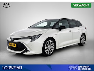 Toyota Corolla Touring Sports 1.8 Hybrid Executive Bi-Tone | Dealer onderhouden | Head-Up display | Dodehoek detectie | Parkeersensoren voor+achter met assistent | elektrische achterklep | Stoelverwarming | Draadloze telefoonlader |