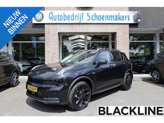Lynk & Co 01 1.5 261PK! BLACKLINE! 6.6KWh 360-CAMERA PANO/SCHUIF INFINITY DAB NAVI CARPLAY STOELVERWARMING ELEK.ACHTERKLEP 20"LMV