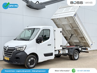 Renault Master 2.3 DCI 130PK L3H1 Kipper Dubbellucht Trekhaak 3.5t Airco Cruise Control Tipper Benne
