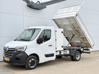 Renault Master 2.3 DCI 130PK L3H1 Kipper Dubbellucht Trekhaak 3.5t Airco Cruise Control Tipper Benne