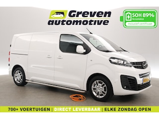 Opel Vivaro L3H1 Innovation 75 kWh | Snelladen | SOH 89% | Clima | Cruise | Carplay | 3 Zits | 2xSchuifdeur | Parkeersens.