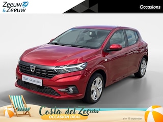 Dacia Sandero 100PK TCe Bi-Fuel Essential | 1e eigenaar | Trekhaak | Airco | Bluetooth | Parkeersensoren | Cruise Control | LED Koplampen | Camera | Lichtmetalen Velgen |