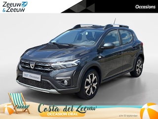 Dacia Sandero Stepway 90PK TCe Comfort Automaat | Camera | Parkeersensoren | Climate Control | Lichtmetalen Velgen | Apple CarPlay/Android Auto | Cruise Control | Licht & Regen Sensor |