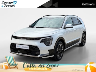 Kia Niro DynamicPlusLine 64.8 kWh | Glazen schuif-/kanteldak | Stoel- en stuurverwarming | Elektrisch bedienbare achterklep | Head-up display | Dodehoek assistentie | Achteruitrijcamera | Apple/Android Carplay | LED | Climate control
