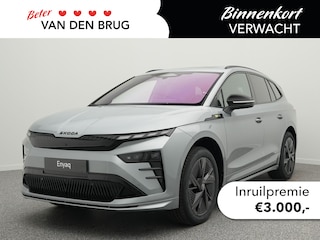 Skoda Enyaq 85X RS | Trekhaak | Panoramadak | Led Matrix | Achteruitrijcamera | Adaptieve cruise control | Elektrische achterklep | Stoel -& stuurwielverwarming | Upgrade Plus pakket Maxx | Warmtepomp